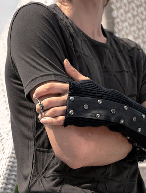 The Mini Rib Ring by Costume Therapy - Psylo Fashion