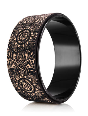 Mandala Black Wheel by Yoga Design Lab