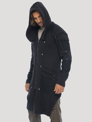 Neo Steamed Hoodie Coat - Psylo Fashion