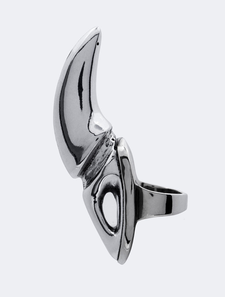 New Tech Claws Ring by Costume Therapy - Psylo silver claw ring