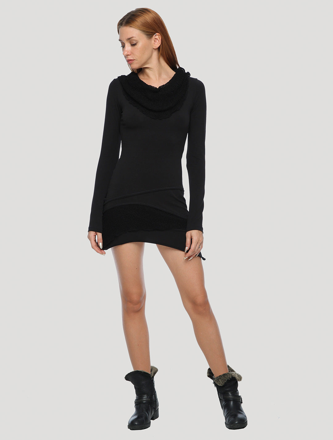 Onesa' Long Sleeves Mini Dress - Psylo Fashion