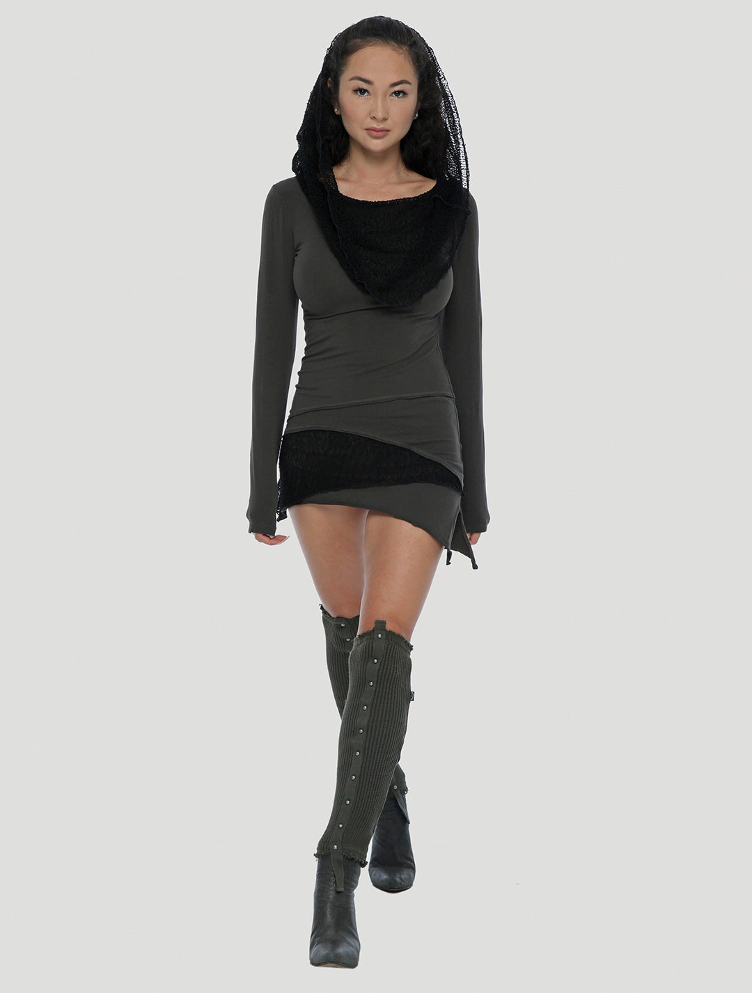 Onesa' Long Sleeves Mini Dress - Psylo Fashion