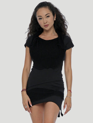 Onesa' Short Sleeves Mini Dress - Psylo Fashion