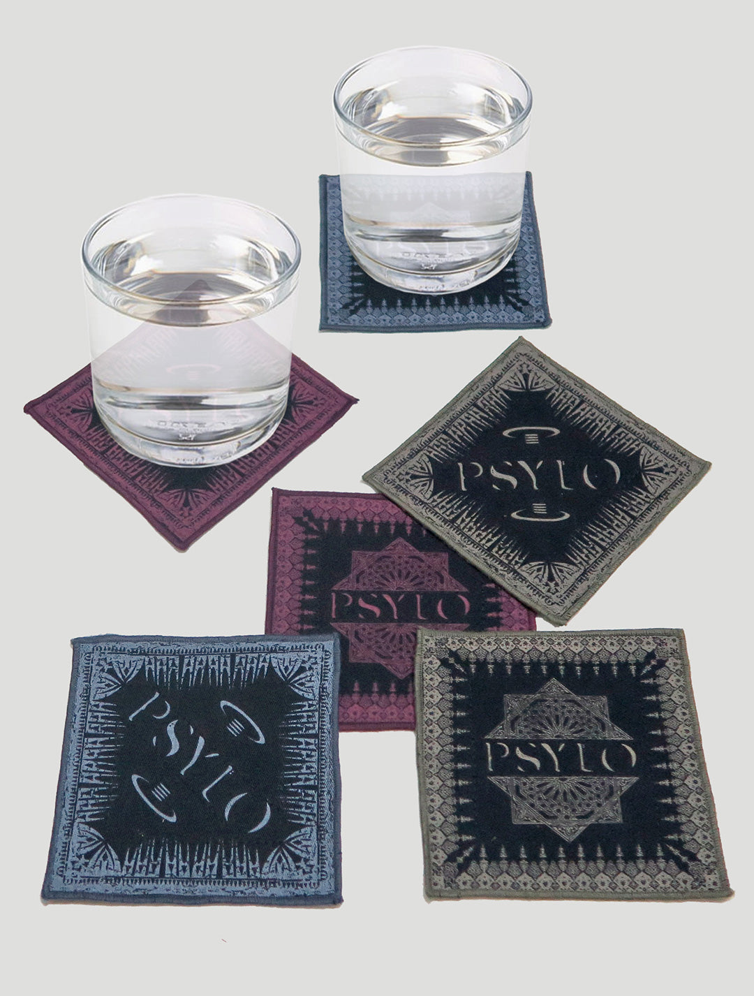 Psylo Coasters (Set of 6) - Psylo Fashion