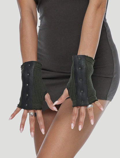 Ribbed Vmix Gloves - Psylo Fashion