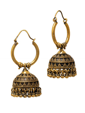 Rajasthan Bell Tribal Earrings by Tribali - Psylo Fashion