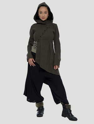 Side Hooded Jacket - Psylo Fashion
