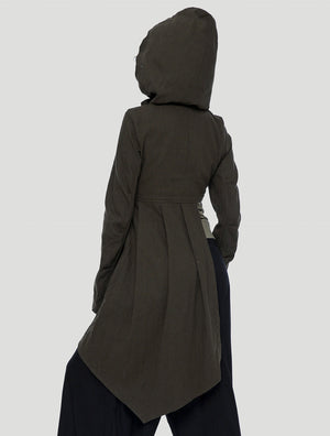 Side Hooded Jacket - Psylo Fashion