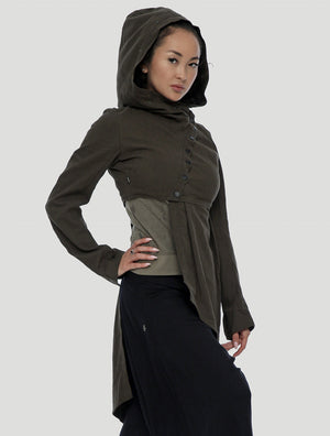 Side Hooded Jacket - Psylo Fashion