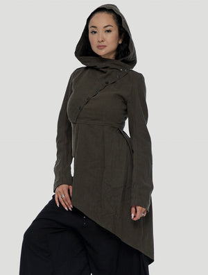 Side Hooded Jacket - Psylo Fashion