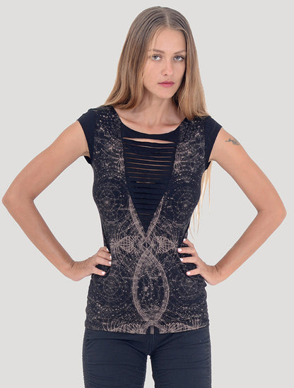 Seminyak Top Short Sleeves - Psylo Fashion