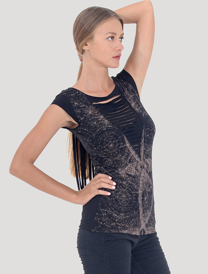 Seminyak Top Short Sleeves - Psylo Fashion