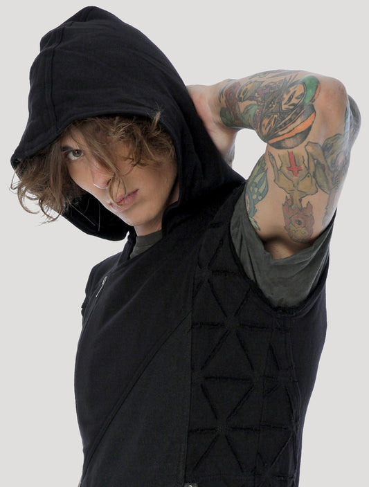 Shinobi Hoodie Vest - Psylo Fashion