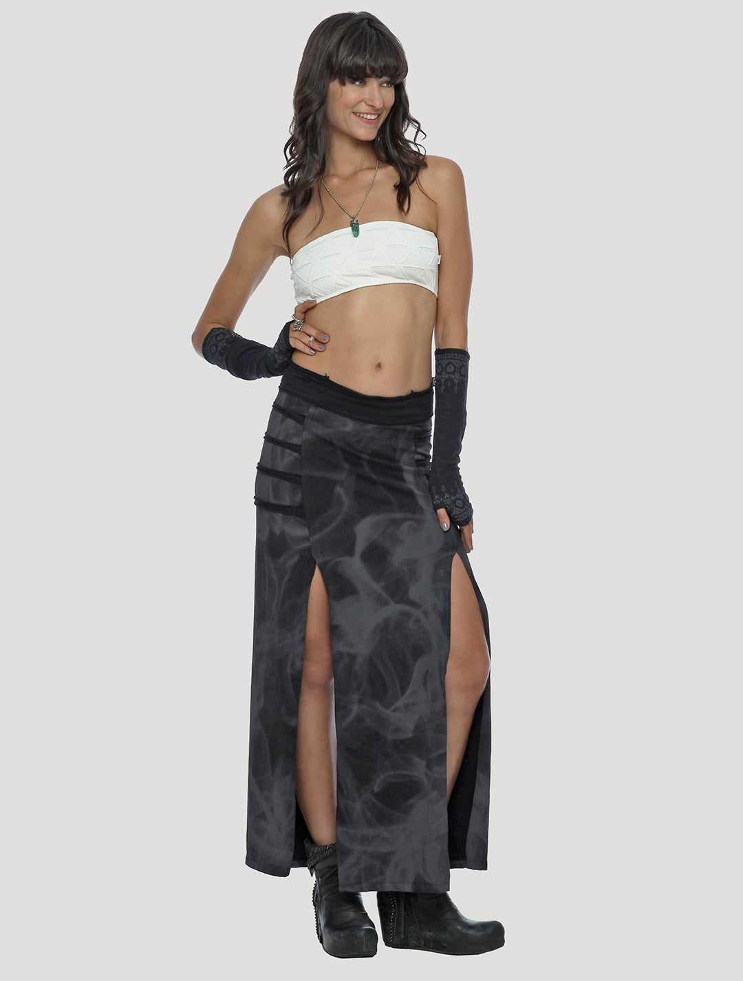 Stellar Rmx Long Skirt - Psylo Fashion