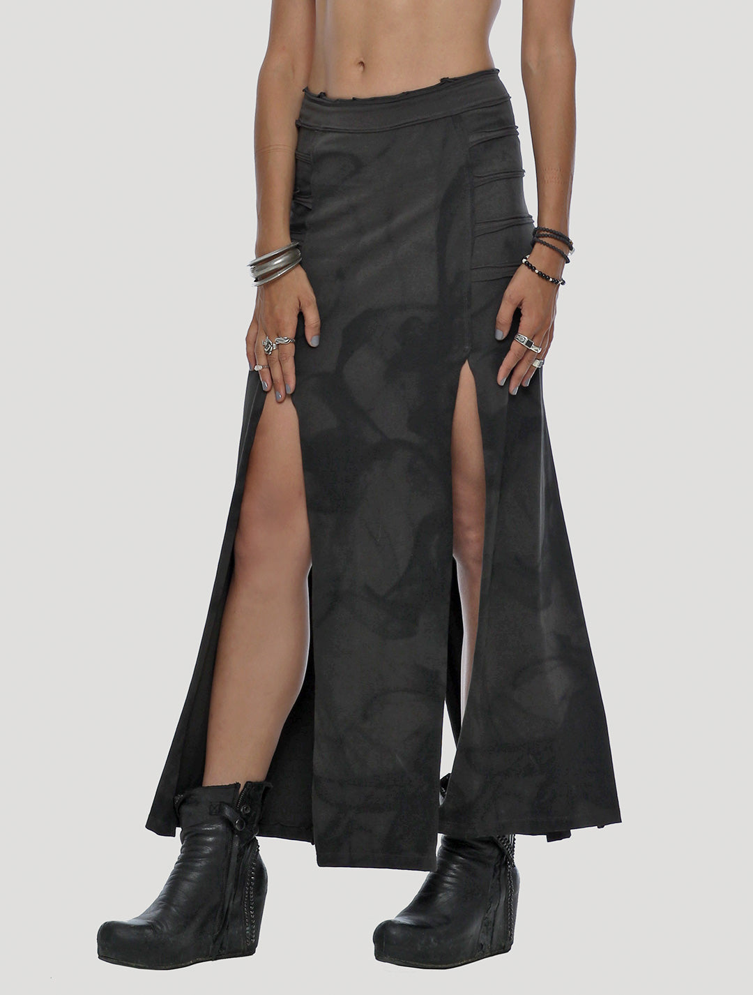 Stellar Rmx Long Skirt - Psylo Fashion