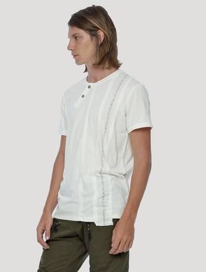 Serial Asymmetric T Shirt - Psylo Fashion