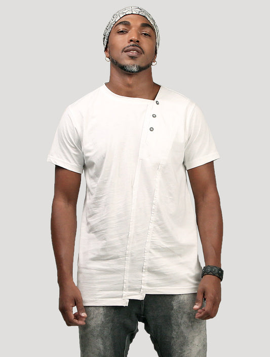 Slanted Rmx Short Sleeves Tee - Psylo Fashion