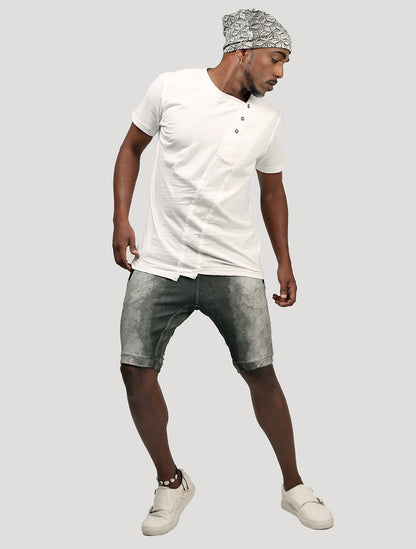 Slanted Rmx Short Sleeves Tee - Psylo Fashion