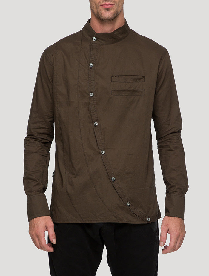Tyr Long Sleeves Buttoned Shirt - Psylo Fashion