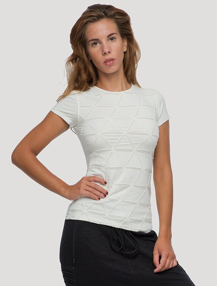 Tangled Short Sleeves Top - Psylo Fashion