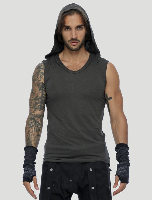 Tiger Sleeveless Hoodie - Psylo Fashion