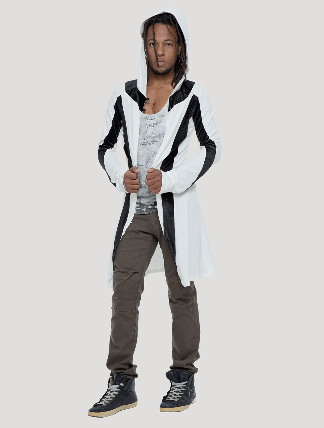 Twister Hooded Cardigan - Psylo Fashion