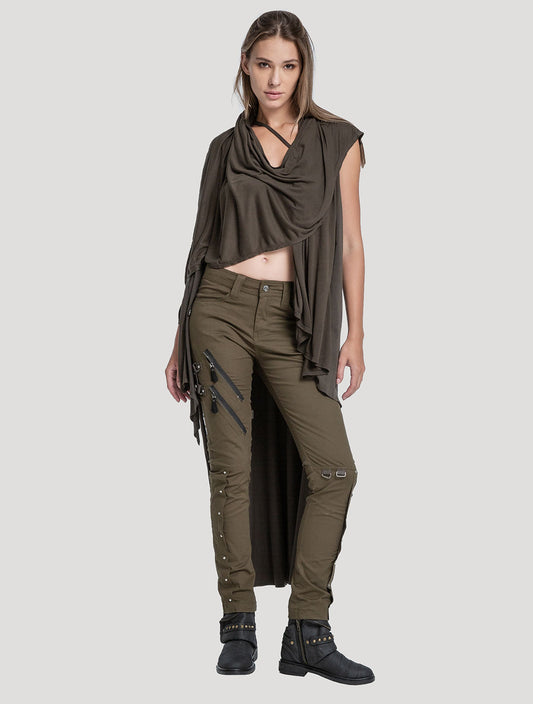 Virgin Hooded Long Kaftan - Psylo Fashion
