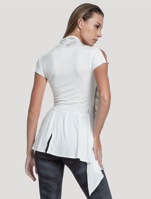 'Virgo' Off White Top - Psylo Fashion
