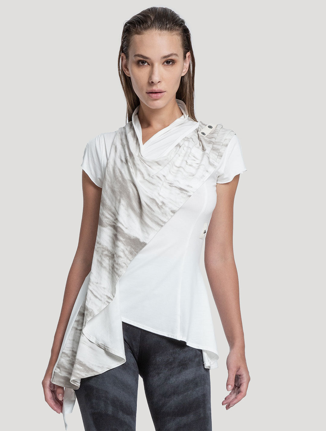 'Virgo' Off White Top - Psylo Fashion