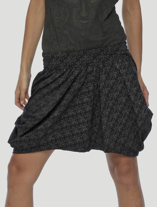 Vajra Gathered Mini Skirt - Psylo Fashion