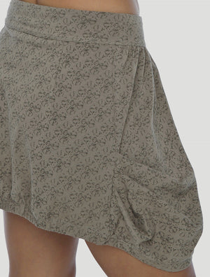 Vajra Gathered Mini Skirt - Psylo Fashion