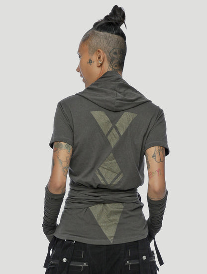 Wu Mei Hoodie Wrap Top