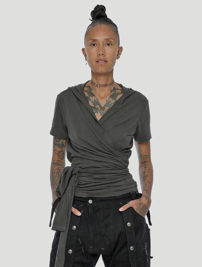 Wu Mei Hoodie Wrap Top