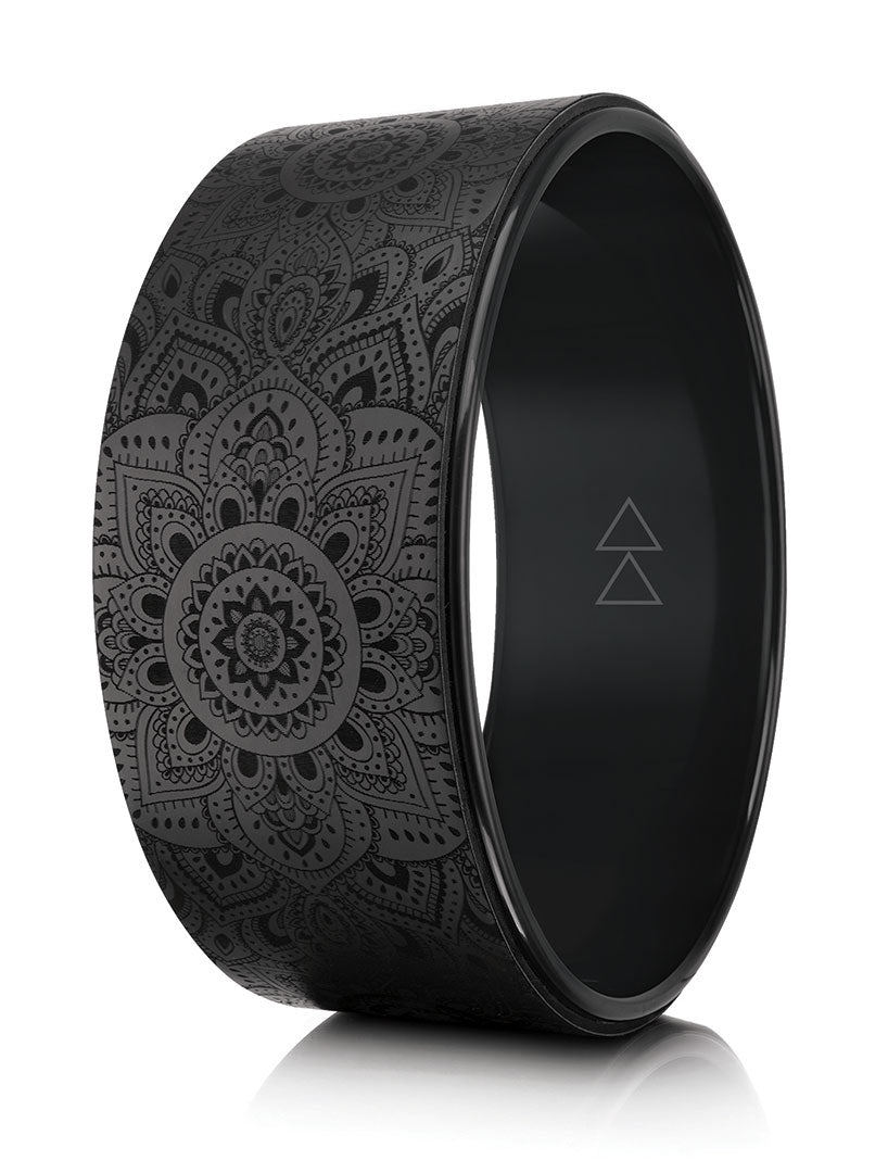 Mandala Black Wheel by Yoga Design Lab