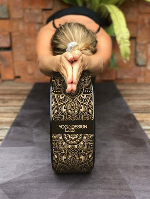 Mandala Black Wheel by Yoga Design Lab